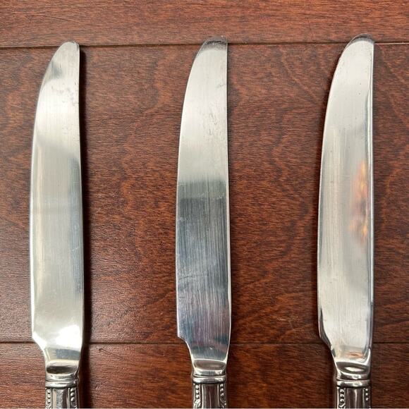 Waterford Russborough Stainless Steel Flatware Silverware Mixed Set, 9 Pieces - Picture 5 of 16